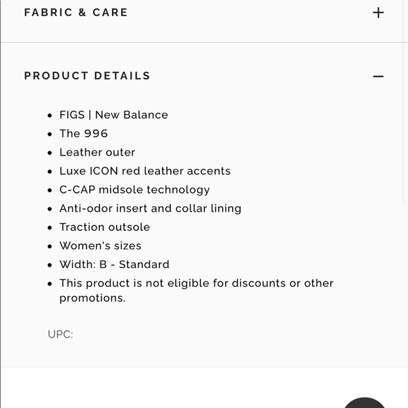 NWT FIGS New Balance Sneakers 996 Nurse Shoes - Picture 7 of 10